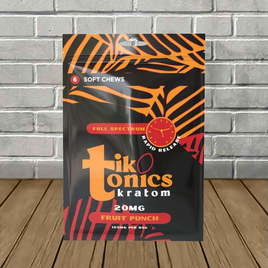 TikTonics Rapid Release Kratom Extract Chews 120mg Best Price