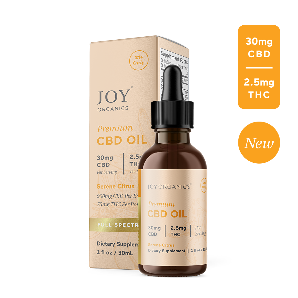 Joy Organics 2.5mg Delta 9 THC Tincture (Citrus) Best Price