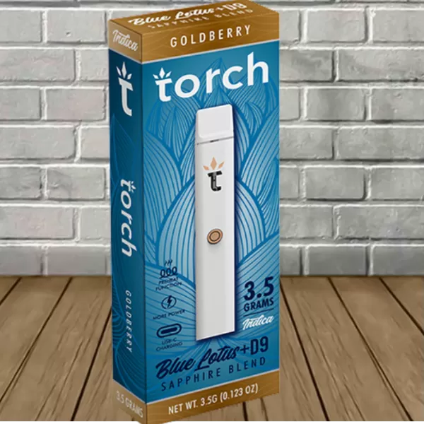 Torch Blue Lotus + D9 Sapphire Blend Disposable 3.5g Best Price