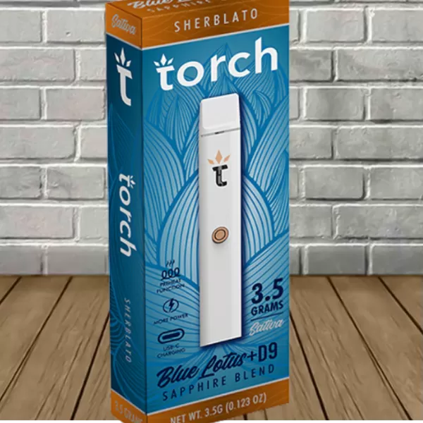Torch Blue Lotus + D9 Sapphire Blend Disposable 3.5g Best Price
