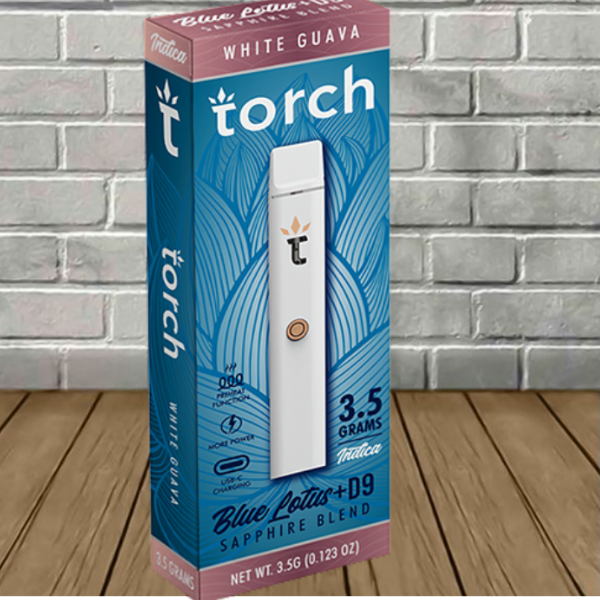 Torch Blue Lotus + D9 Sapphire Blend Disposable 3.5g Best Price
