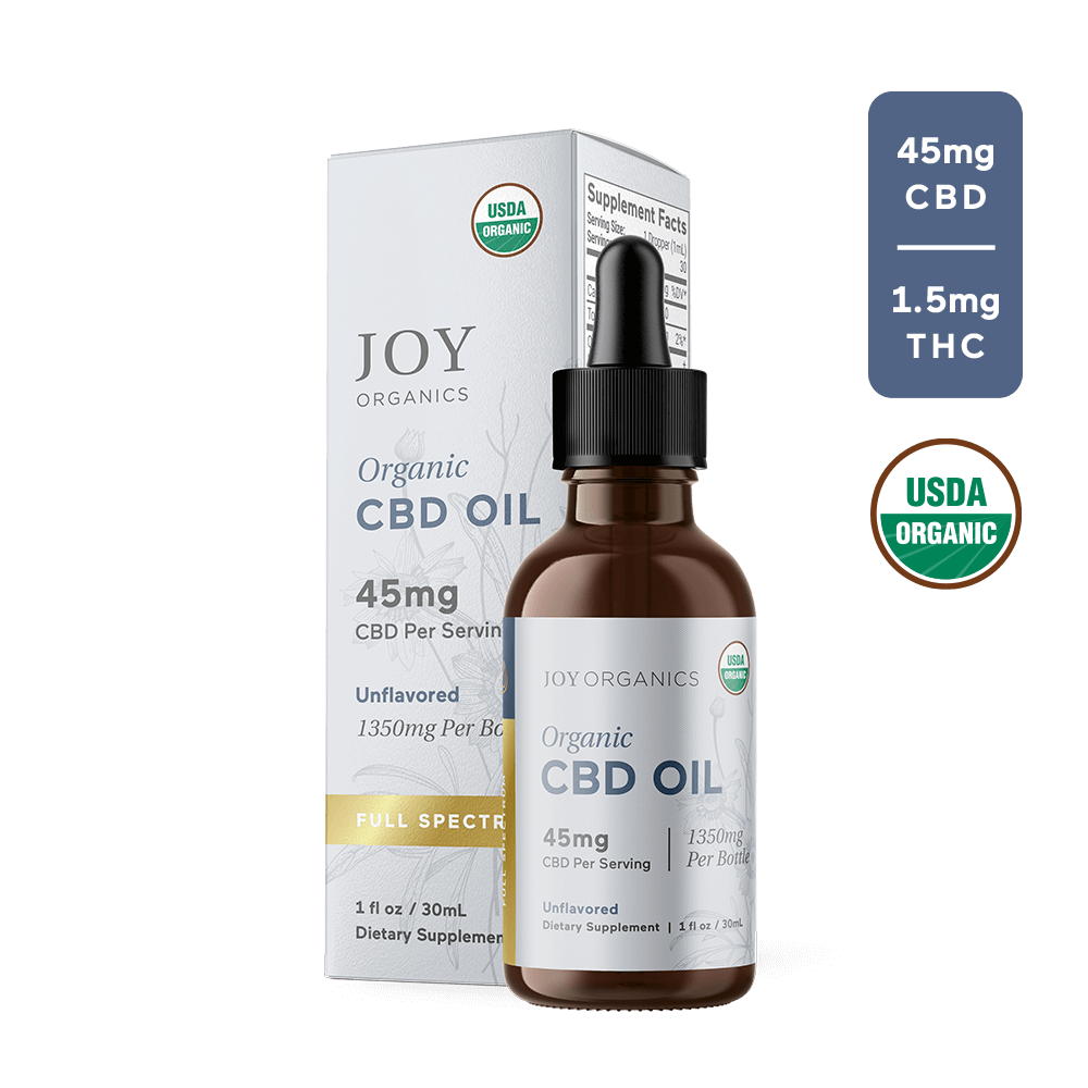 Joy Organics Full Spectrum Tincture (Unflavored) Best Price