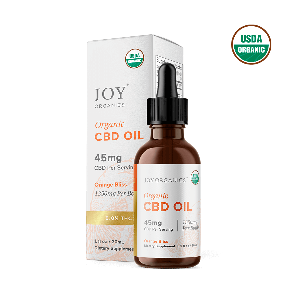 Joy Organics Orange Bliss: Organic Broad Spectrum CBD Tincture Best Price