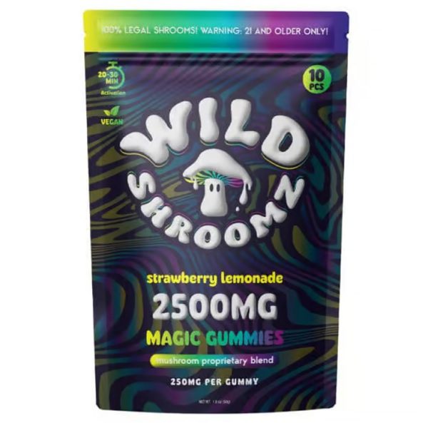 Wild Orchard Wild Shroomz Mushroom + Delta 9 Gummies 2500mg or 7500mg Best Price
