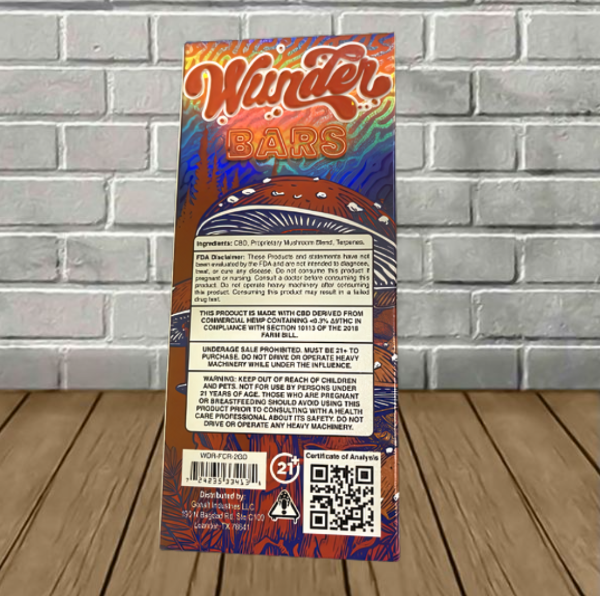 Wunder Bars Magic Mushroom Disposable Vape 2.2g Best Price