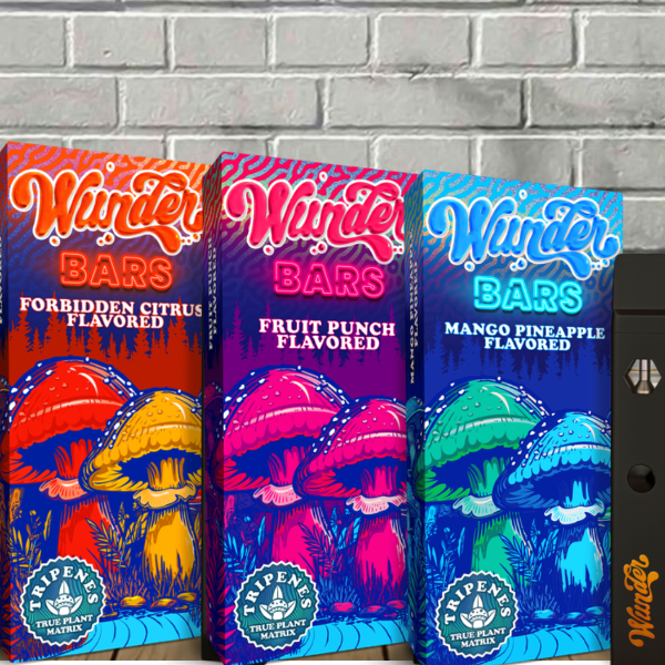 Wunder Bars Magic Mushroom Disposable Vape 2.2g Best Price
