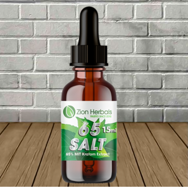 Zion Herbals 65 Salt 65% Liquid Kratom Extract 15ml Best Price