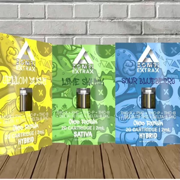 Zombi Extrax Oleo Resin Blackout Blend Vape Cartridge 2g Best Price