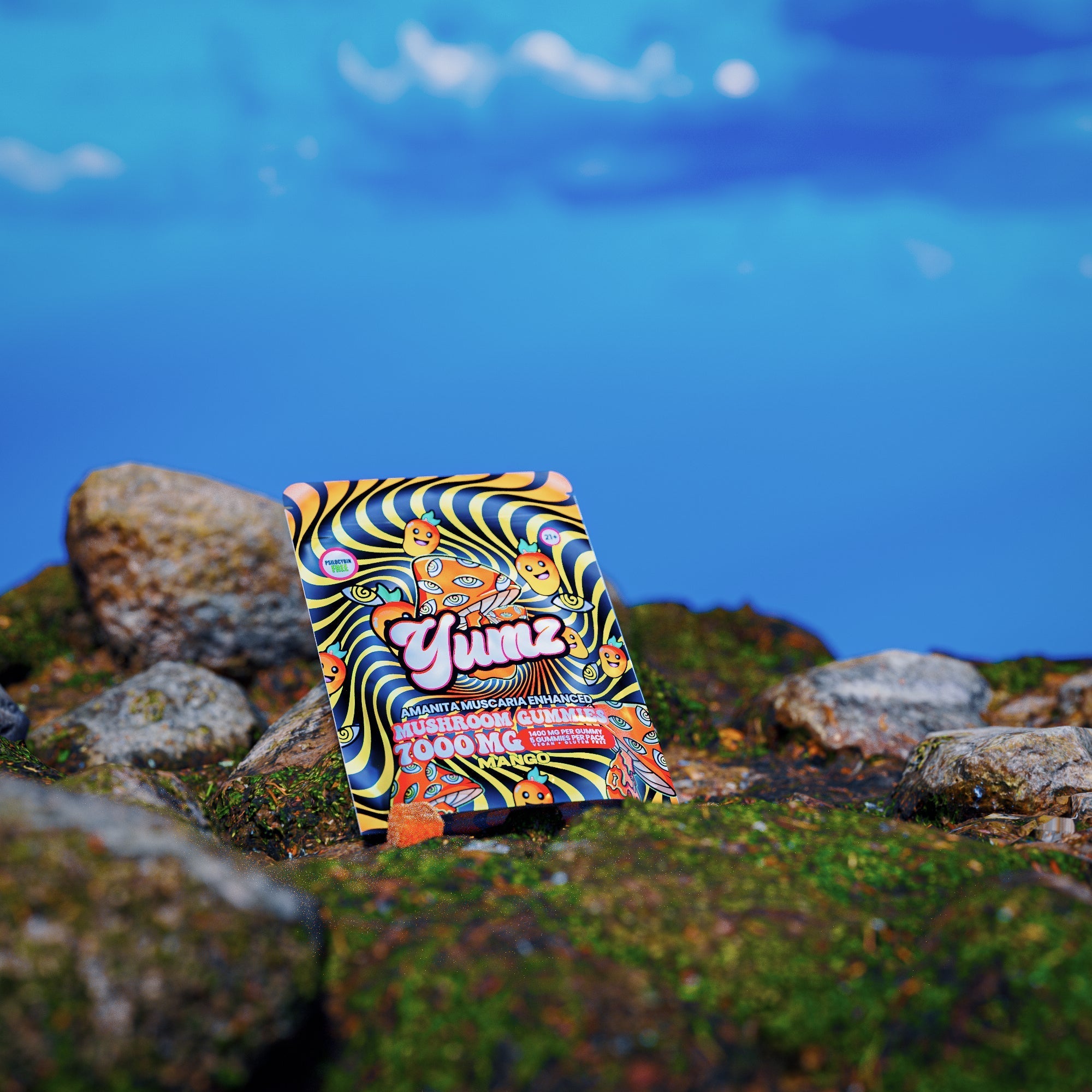 YUMZ - Mango ( Amanita Muscaria Mushroom Gummies ) Best Price