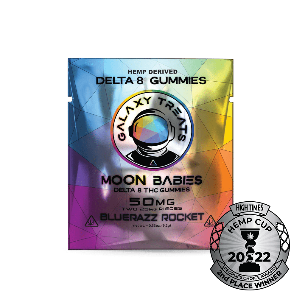 Galaxy Treats Bluerazz Rocket Delta 8 Gummies (2-Pack) Best Price