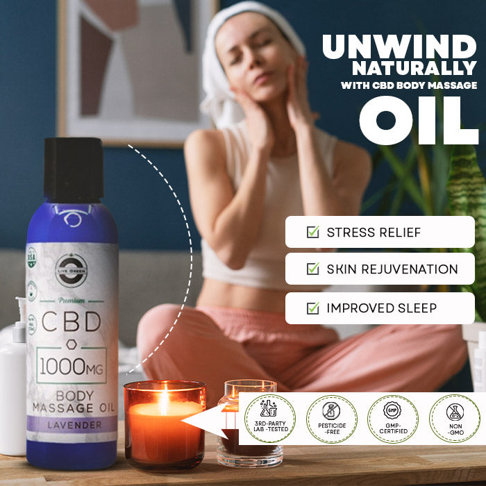 Sun State CBD Lavender Body Massage Oil Best Price