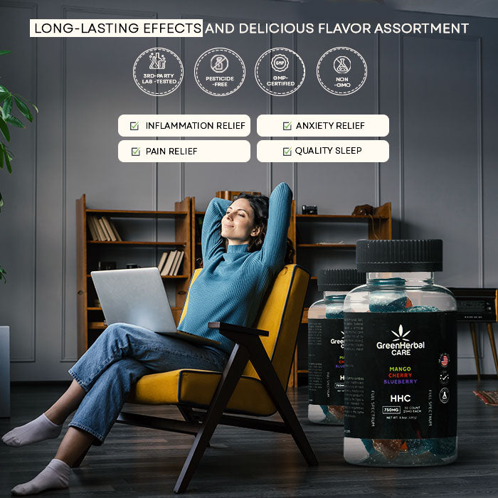 Green Herbal Care GHC HHC Gummies (Assorted) Best Price