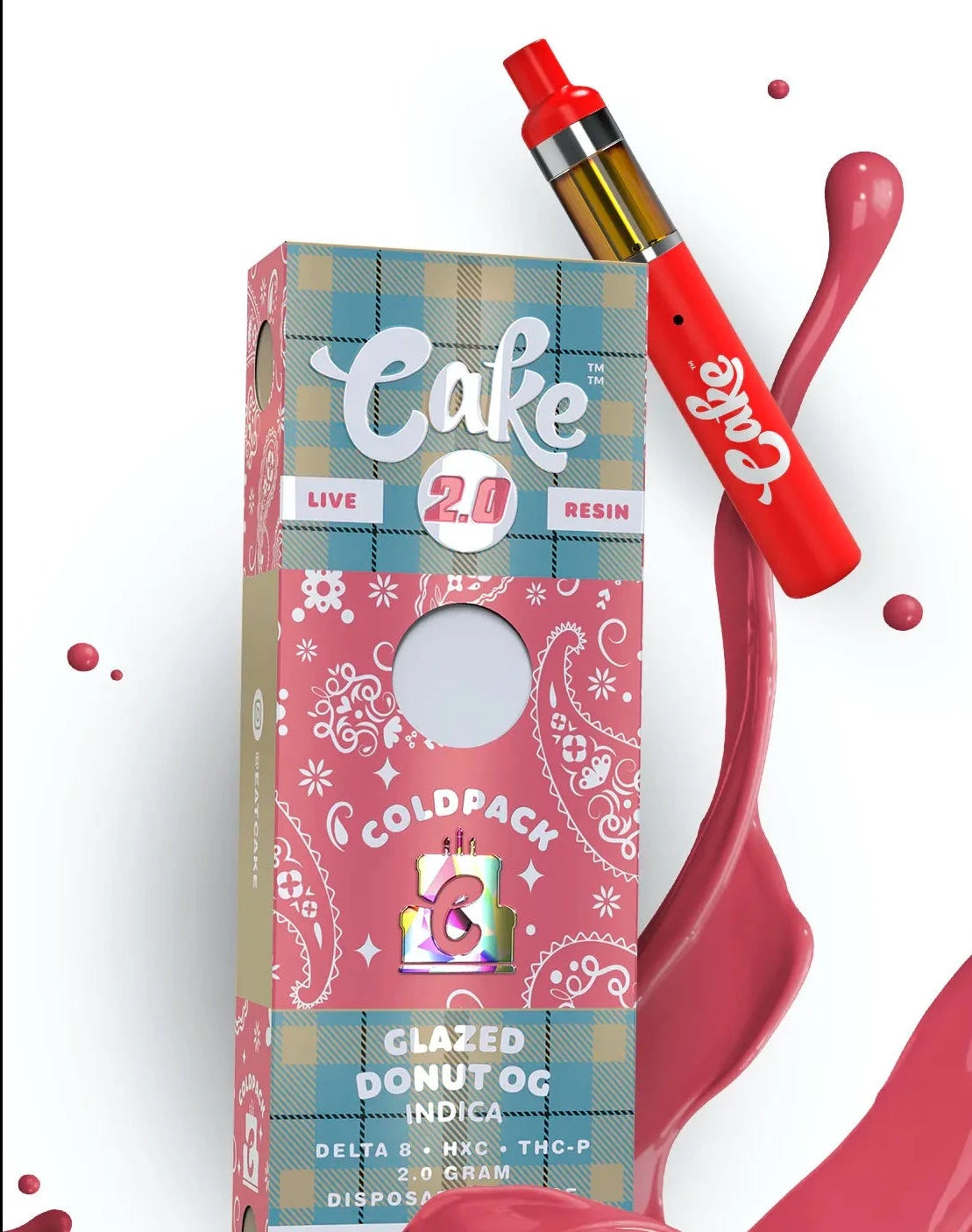 Cake 2.0 Coldpack D8 + HXC + THCP Disposable Vapes (2g) Best Price