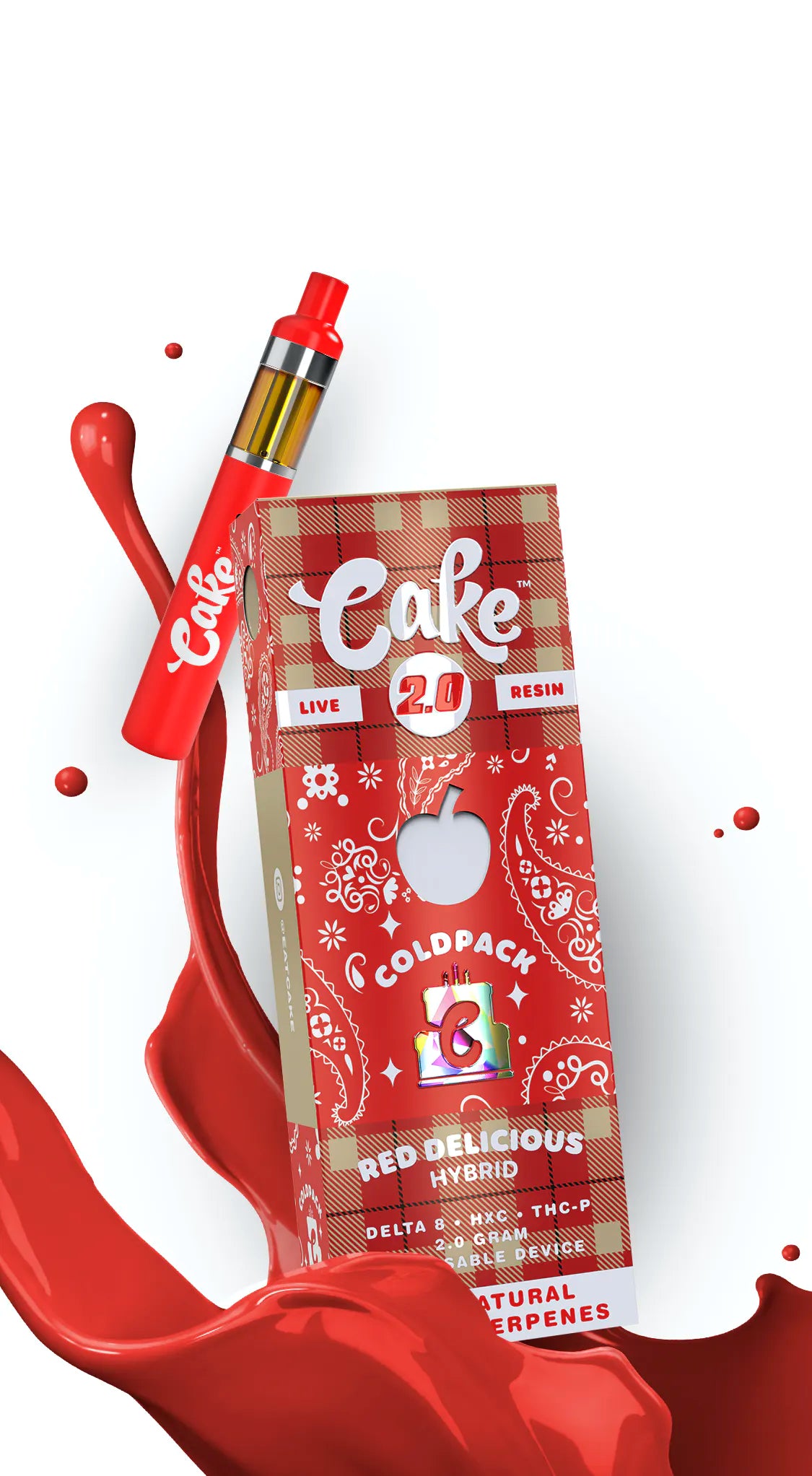 Cake 2.0 Coldpack D8 + HXC + THCP Disposable Vapes (2g) Best Price