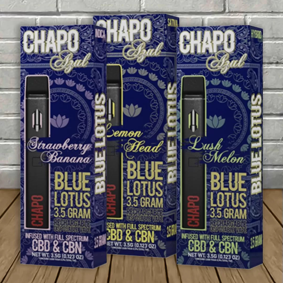 Chapo Extrax Azul Blue Lotus Disposable 3.5g Best Price
