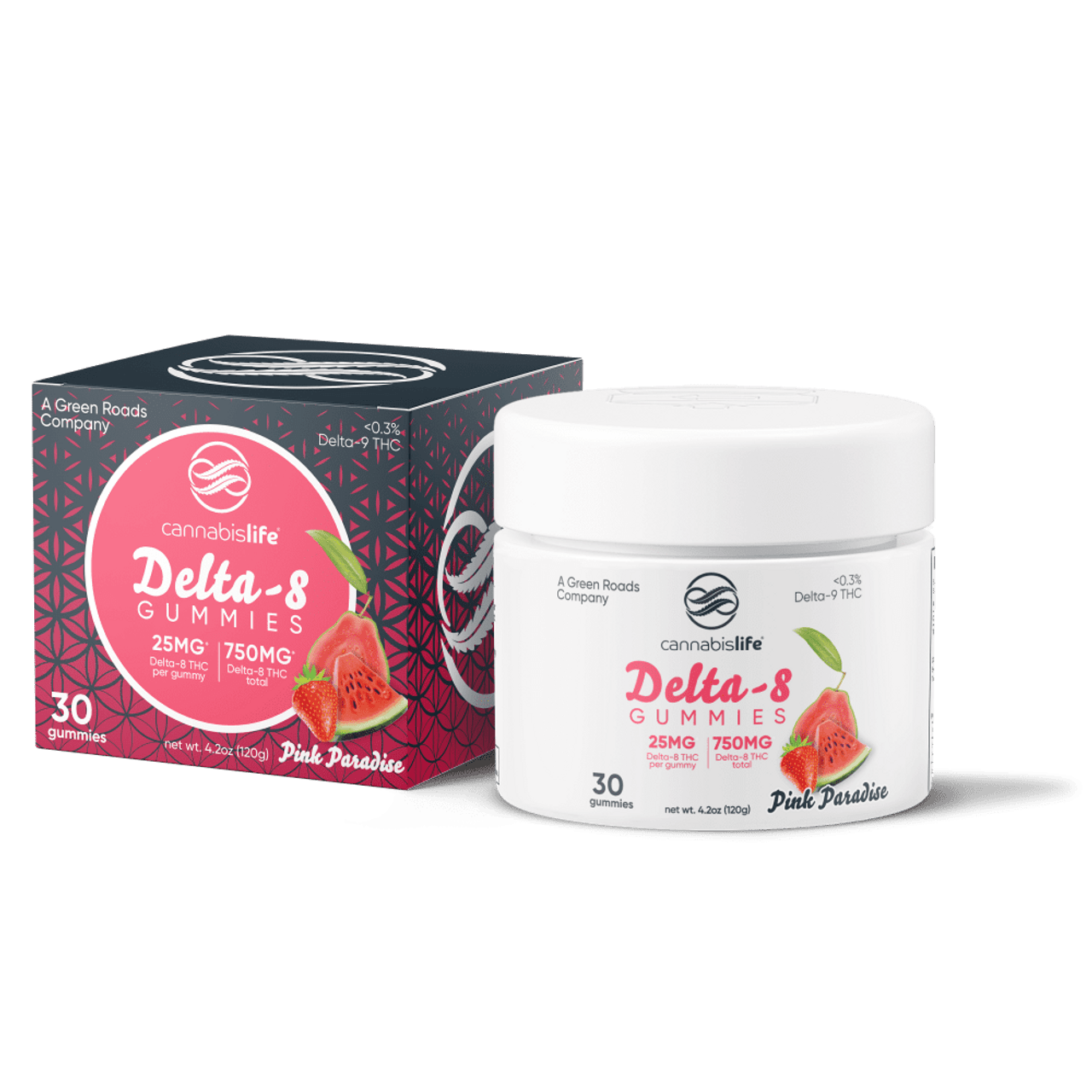 Cannabis Life Pink Paradise Delta-8 Gummies Best Price