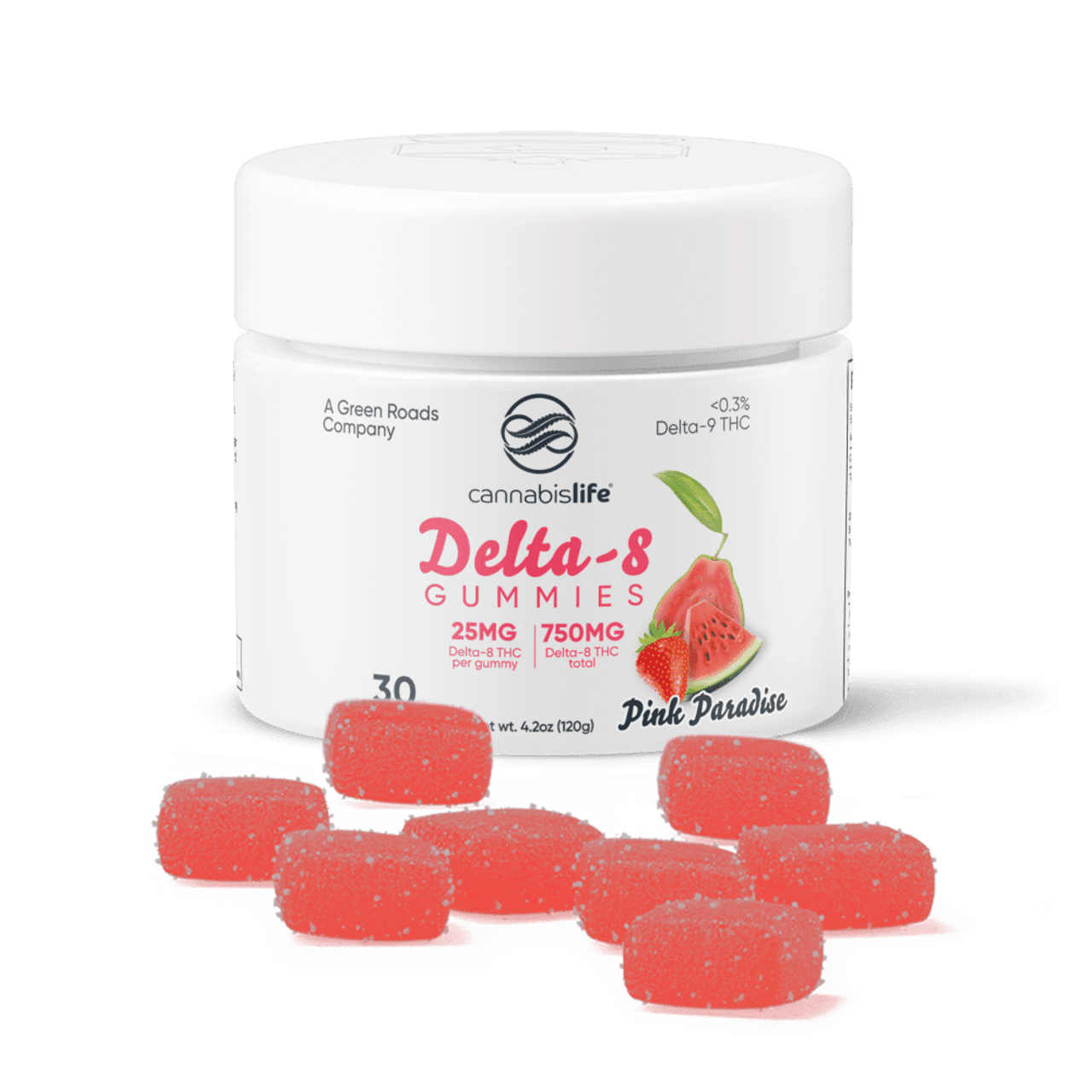 Cannabis Life Pink Paradise Delta-8 Gummies Best Price