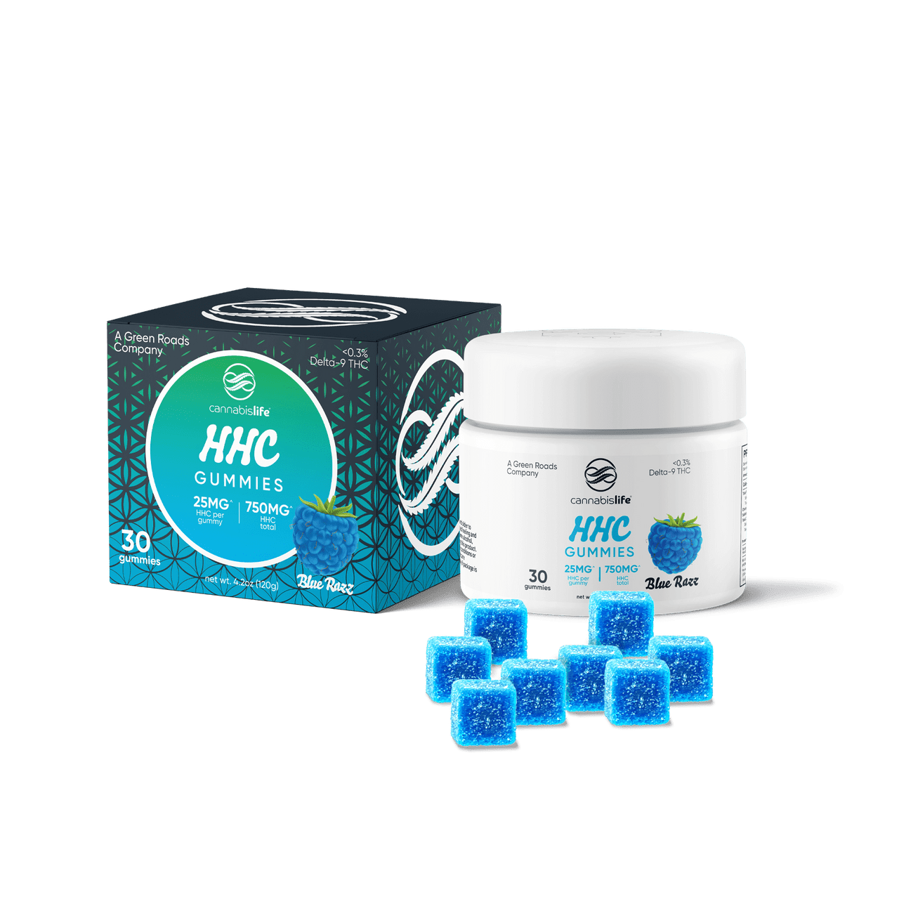 Cannabis Life Blue Razz HHC Gummies Best Price