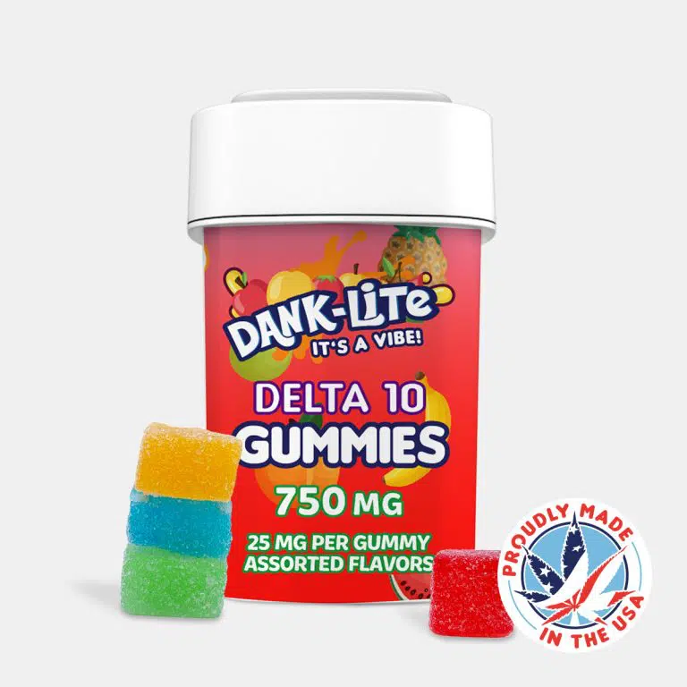 Dank Lite | Assorted Delta 10 THC Gummies - 750mg Best Price