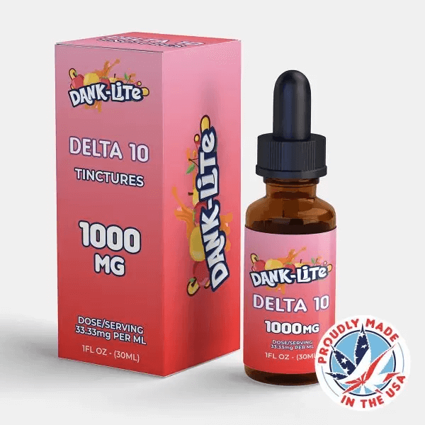 Dank Lite | Premium Delta 10 THC Tincture - 1000mg Best Price