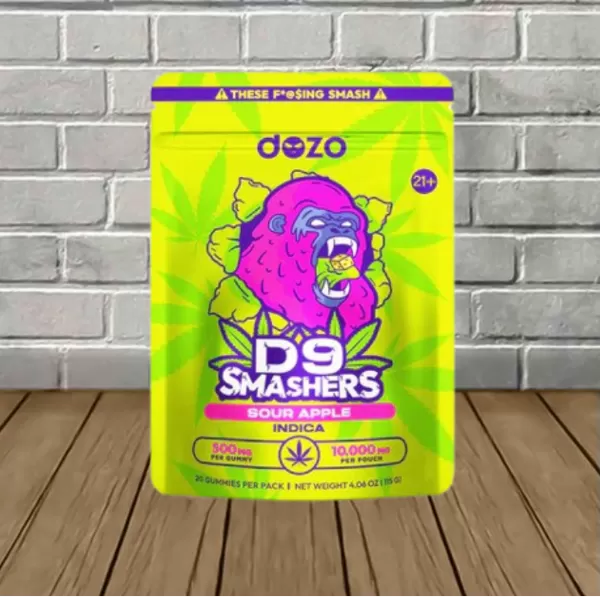 Dozo Delta 9 THC Smashers Blend Gummies 500mg Best Price