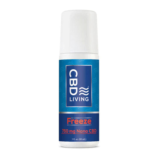 CBD Living | CBD Roll On Freeze 100mg - 4500mg Best Price