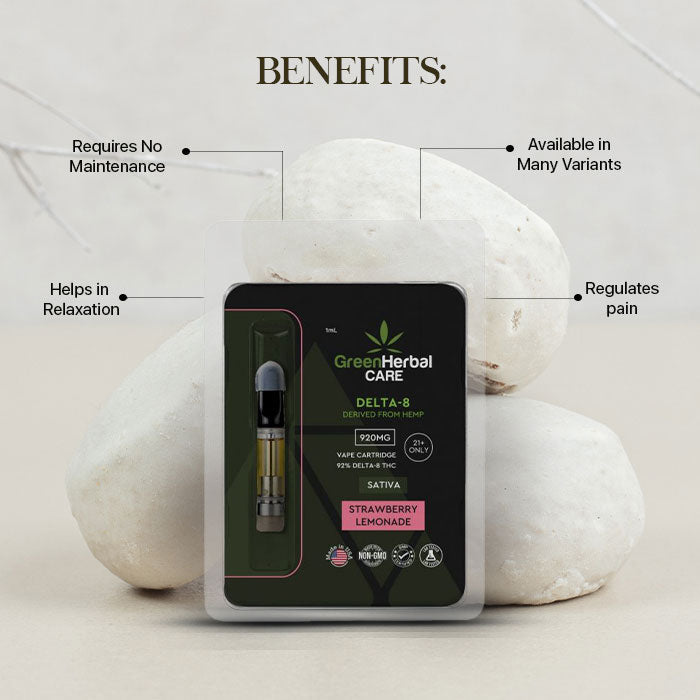 Green Herbal Care GHC Delta-8 THC Vape Cartridge Best Price