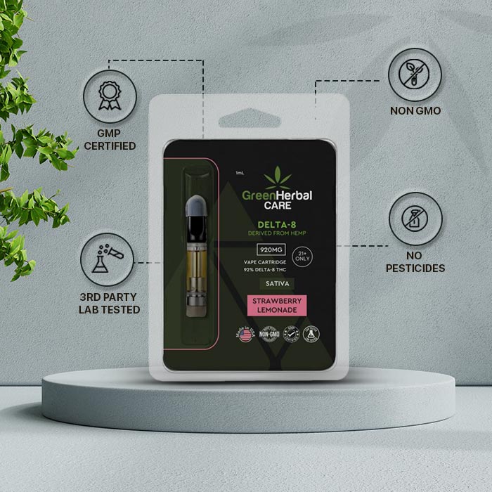 Green Herbal Care GHC Delta-8 THC Vape Cartridge Best Price