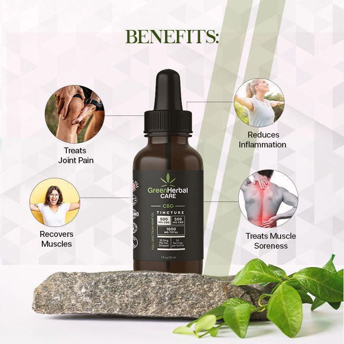 Green Herbal Care GHC Full Spectrum CBG/CBD Oil Best Price