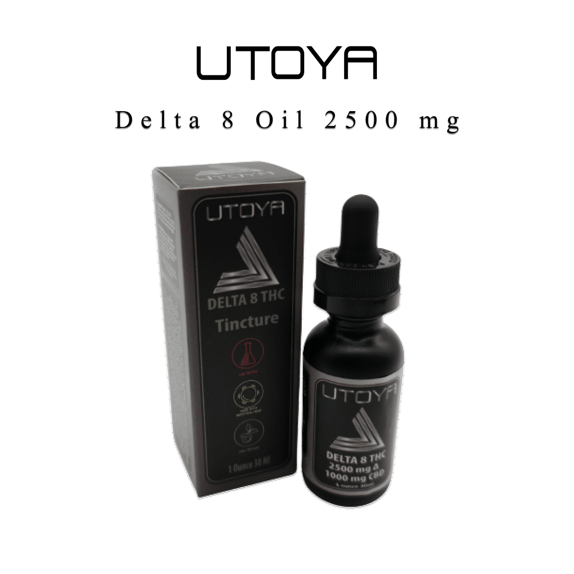 Utoya | Delta 8 THC + CBD Tincture 2500mg - 5000mg Best Price