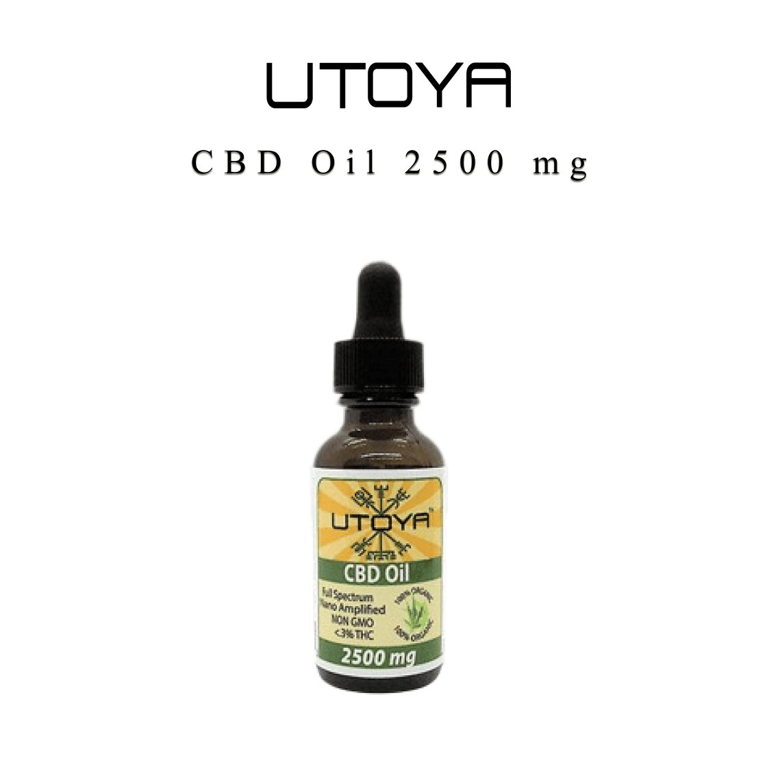 Utoya | Nano Amplified CBD Tincture 1500mg - 7500mg Best Price