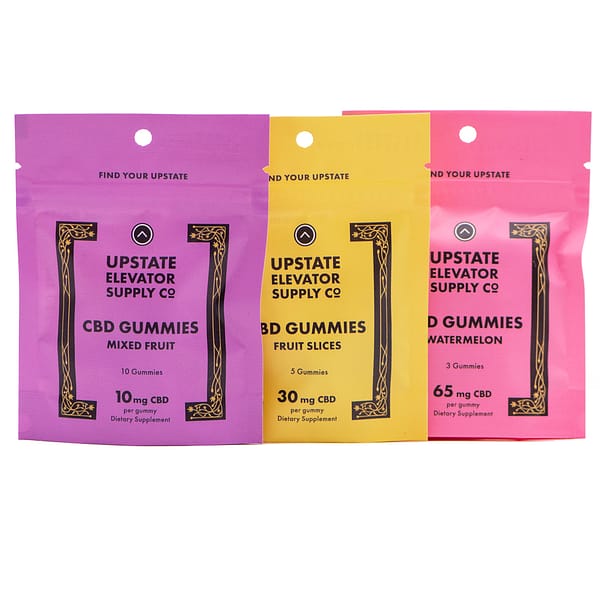 Upstate Elevator CBD Gummy Variety Bundle – 10mg, 30mg, 65mg Best Price