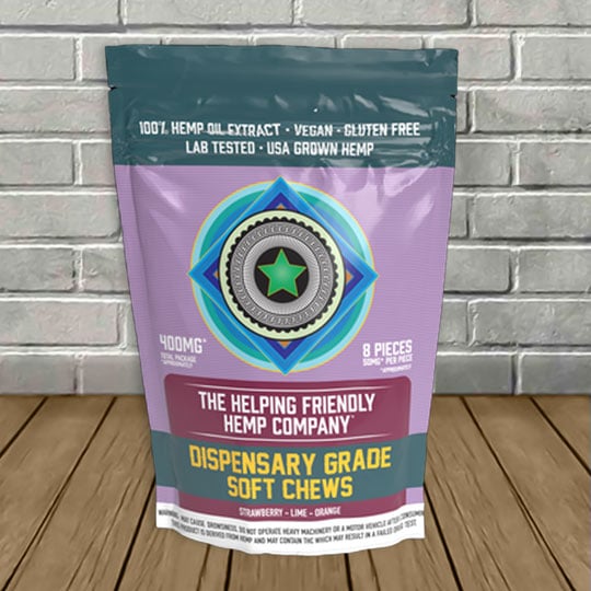 B1G1 Helping Friendly Dispensary Grade Delta 9 THC + CBG 400mg Best Price