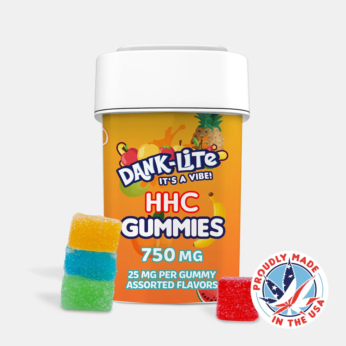 Dank Lite | Assorted HHC Gummies - 750mg Best Price