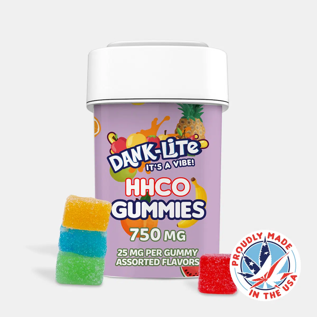 Dank Lite | Assorted HHC-O Gummies - 750mg Best Price