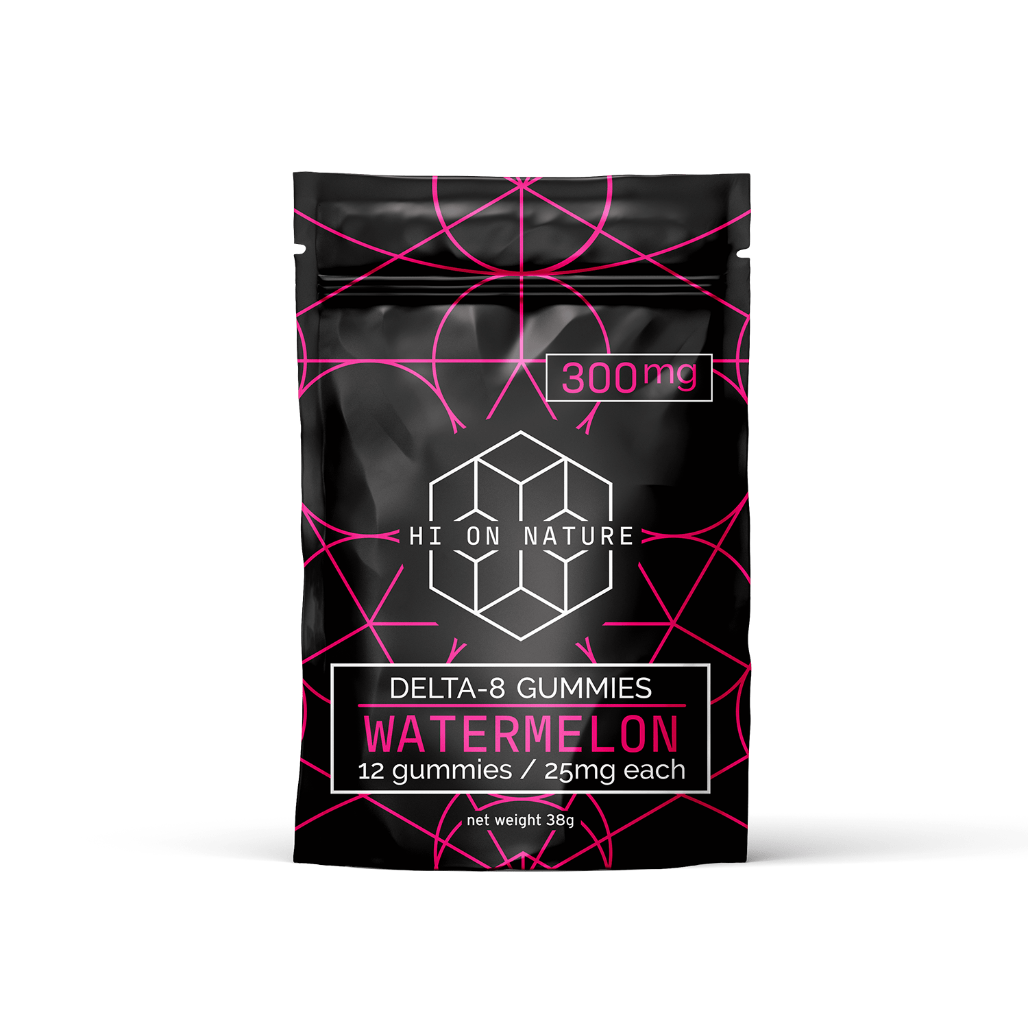 Hi On Nature 300mg DELTA 8 GUMMIES - SOUR WATERMELON Best Price