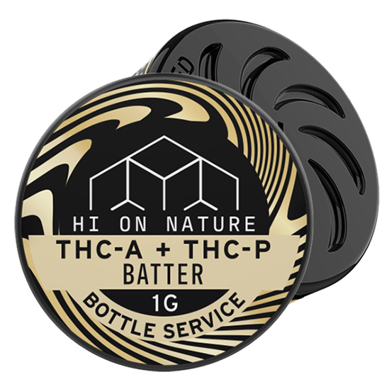 Hi On Nature 1g DAB BATTER - THC-A + THC-P - BOTTLE SERVICE Best Price
