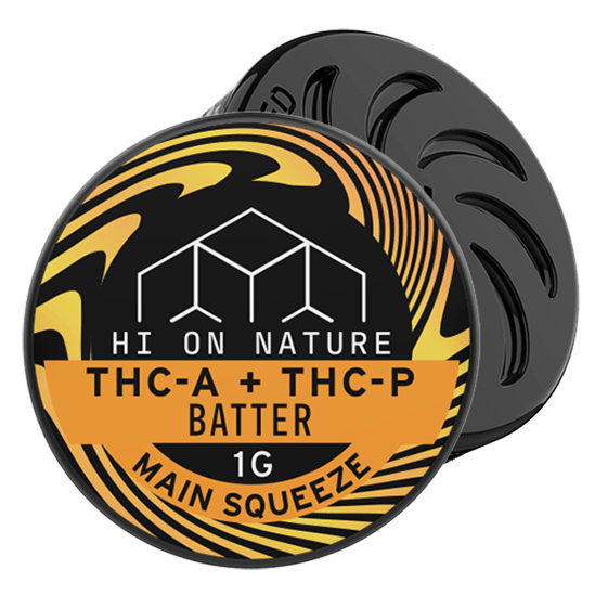 Hi On Nature 1g DAB BATTER - THC-A + THC-P - MAIN SQUEEZE Best Price
