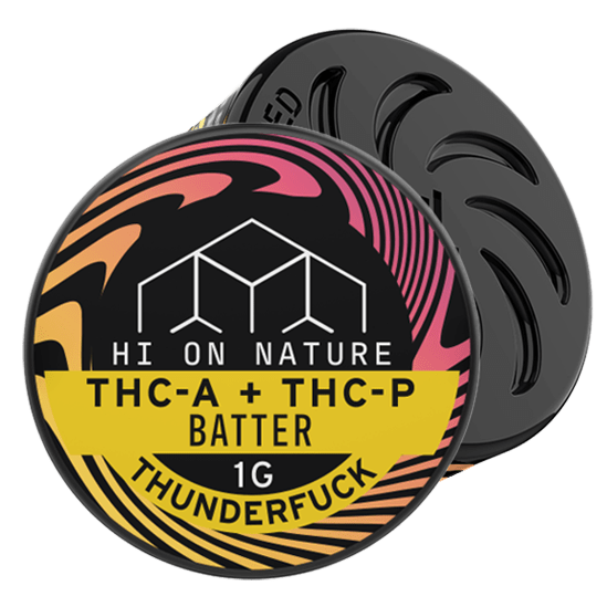 Hi On Nature 1g DAB BATTER - THC-A + THC-P - THUNDERF*CK Best Price