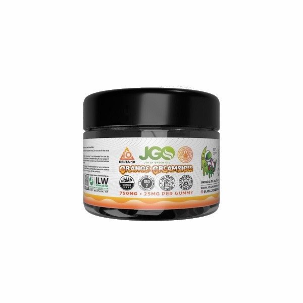 JGO Orange Creamsicle DELTA 10 Gummies 750mg Best Price