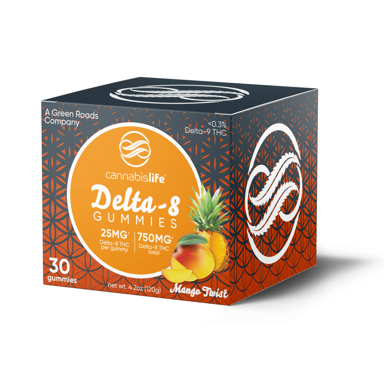 Cannabis Life Mango Twist Delta-8 Gummies - (30ct) 750mg Best Price