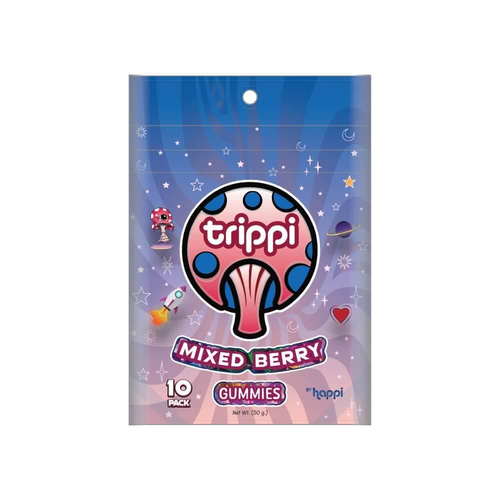 Trippi Mixed Berry - 10ct Shroom Gummies Best Price