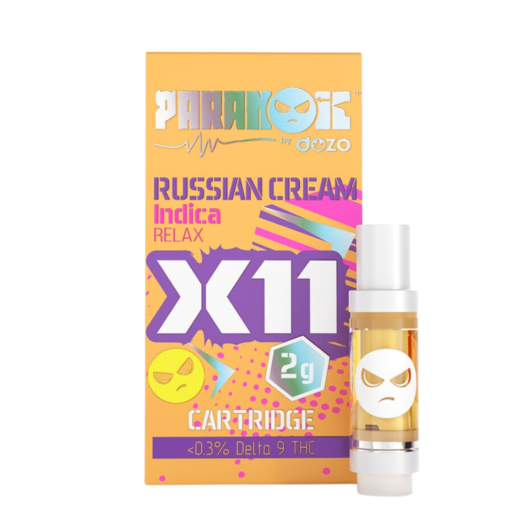 Dozo Paranoic X11 Live Resin Cartridge 2G Best Price