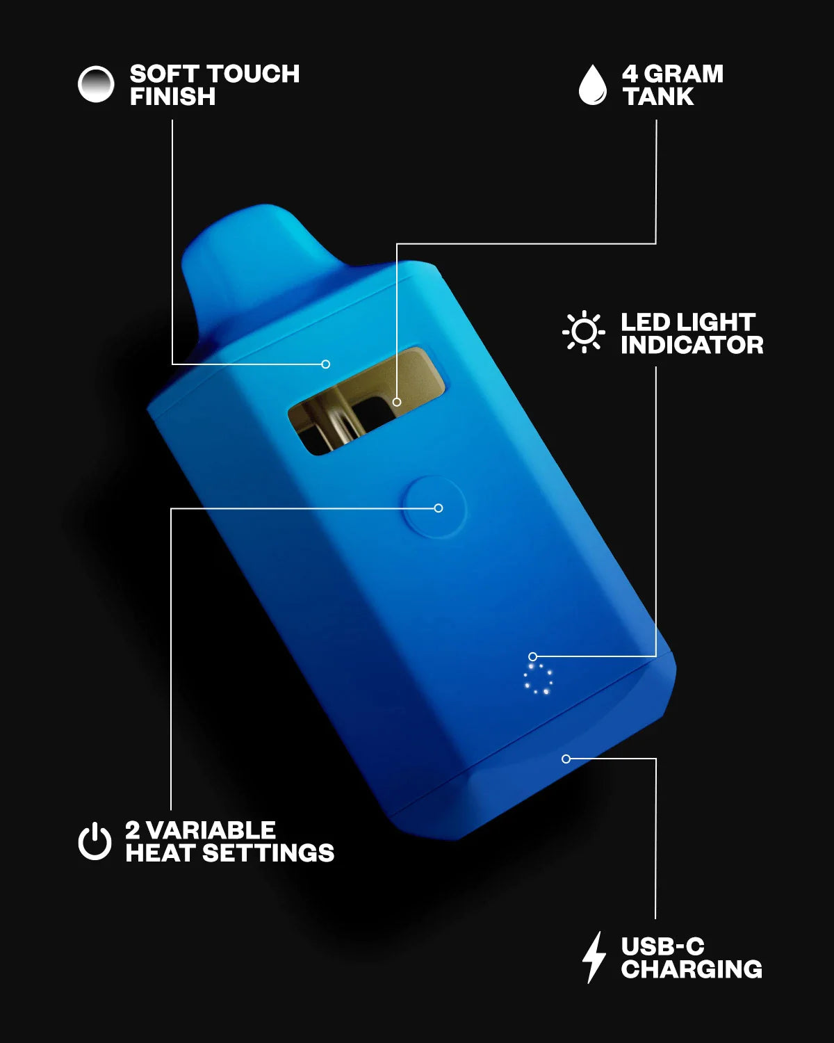 Delta Munchies Blueberry Faygo Slushy Juice 4G THC-P Vape Best Price