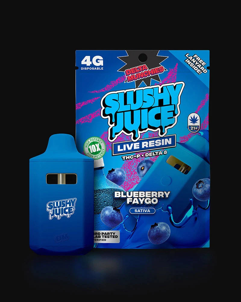 Delta Munchies Blueberry Faygo Slushy Juice 4G THC-P Vape Best Price