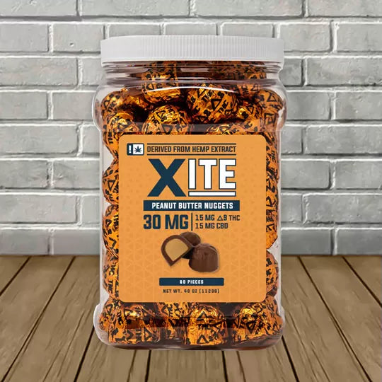 Xite Delta 9 THC Peanut Butter Nuggets Best Price