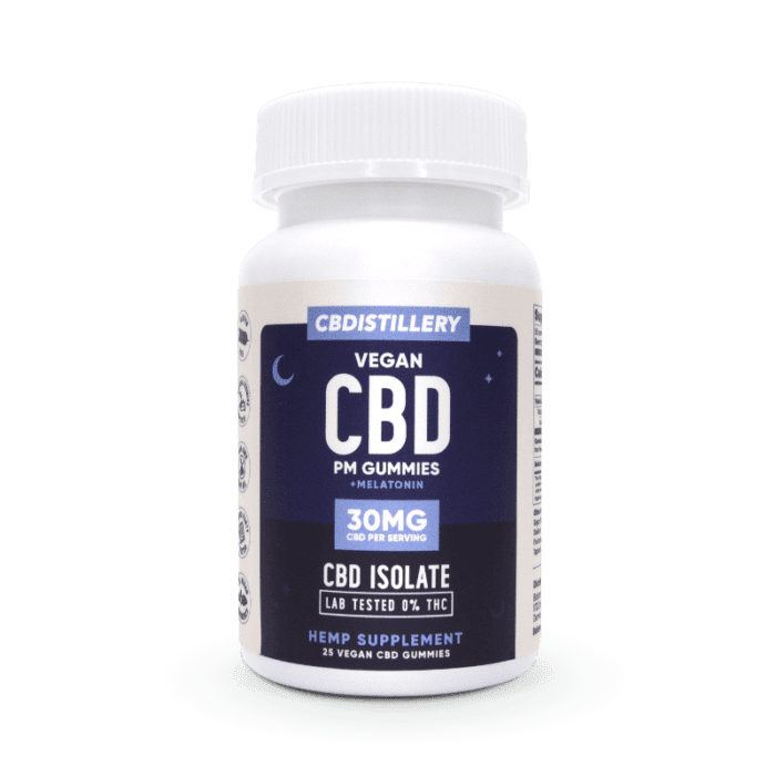 CBDistillery | CBD + Melatonin Night Time Vegan Gummies - 750mg Best Price