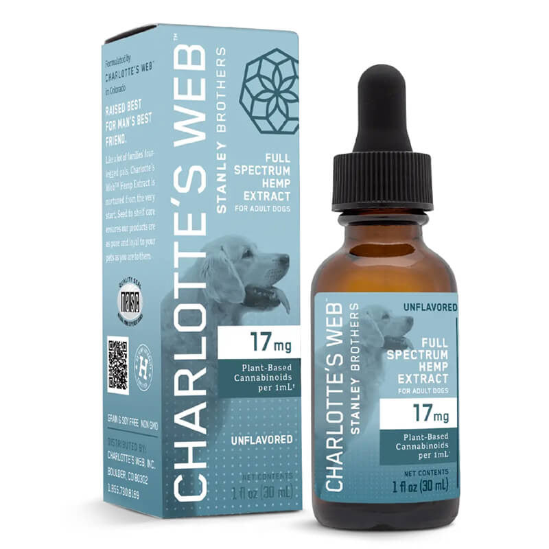 Full Spectrum CBD Pet Tincture – Unflavored – 17mg – Charlotte’s Web Best Price