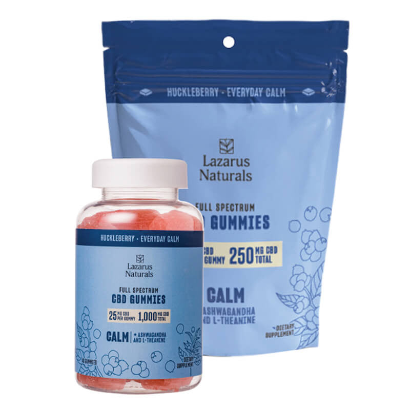 Full Spectrum CBD Gummies for Calm – Lazarus Naturals Best Price