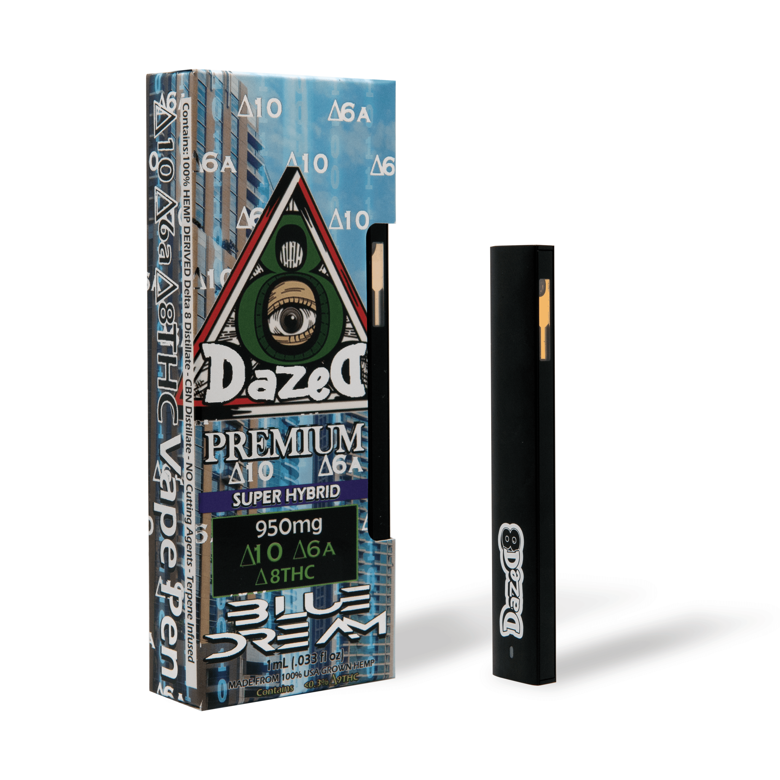 DazeD8 Blue Dream Delta 6a/ Delta 8/ Delta 10 Disposable (1g) Best Price